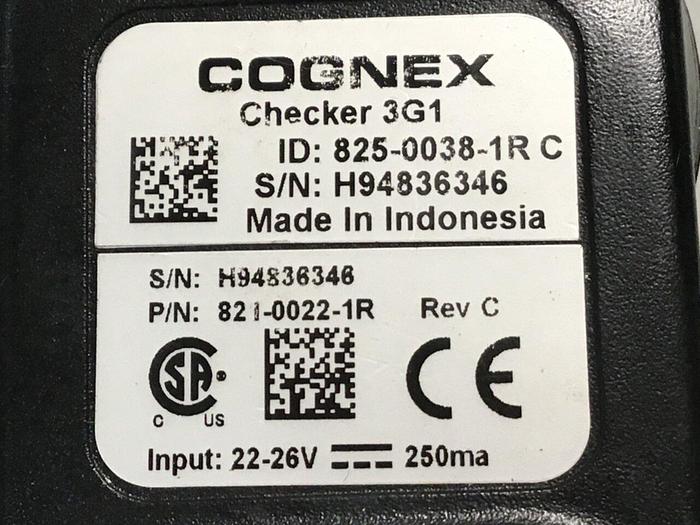 Used COGNEX Vision Sensor Checker 361 825-0038-1RC USED