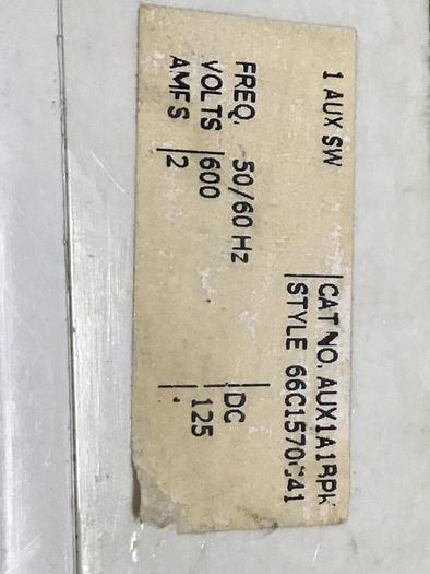 Used EATON CORP Breaker w/ Switch AUX1A1BPK #135392