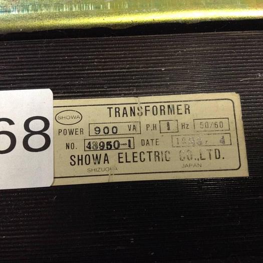Used SHOWA 0.09 kVA Transformer 43950-1 #80568