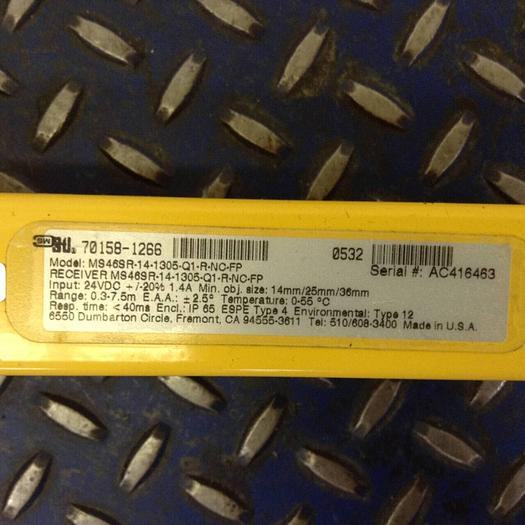 Used STI Light Curtain Receiver MS46SR-14-1305-Q1-R-NC-FP Used
