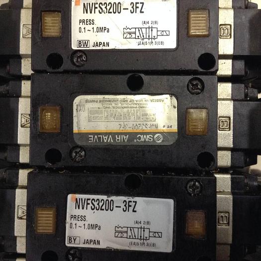Used SMC Control Block w/ Valves NVFS3200-3FZ #71441
