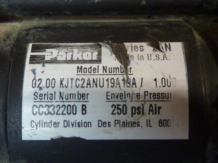 Used PARKER Pneumatic Cylinder 02.00 KJTC2ANU19A19A 1.000 Used