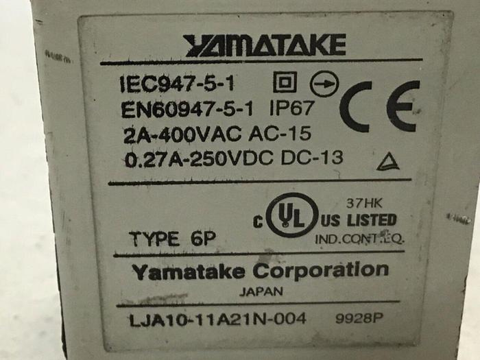 Used YAMATAKE Limit Switch LJA10-11A21N-003 #121750