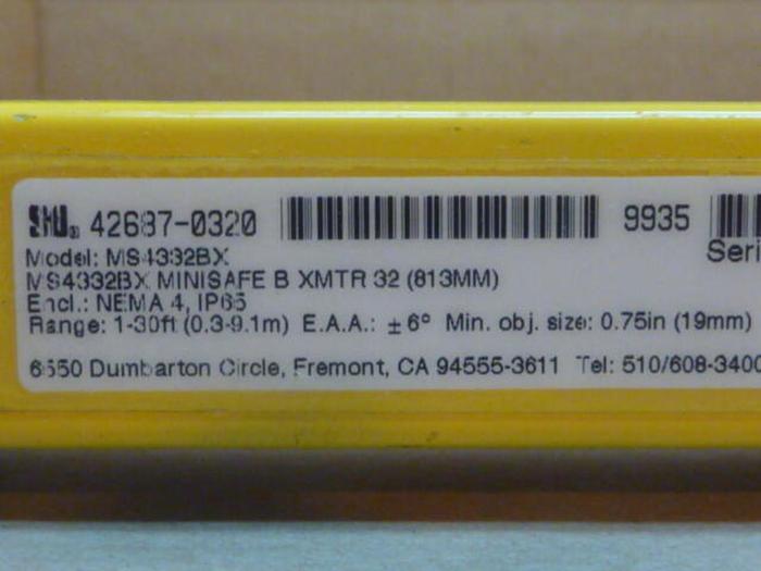 STI Light Curtain Transmitter MS4332BX #34697