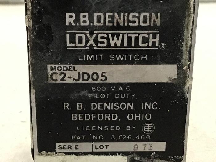 Used RB DENISON Limit Switch C2-JD05 #121211
