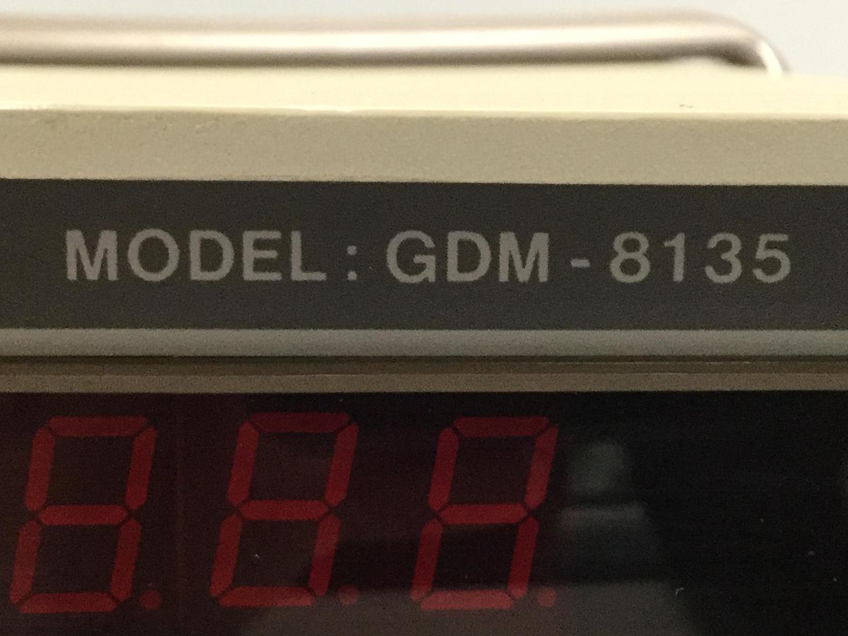 Used GW INSTEK Digital Multimeter GDM-8135 #107276