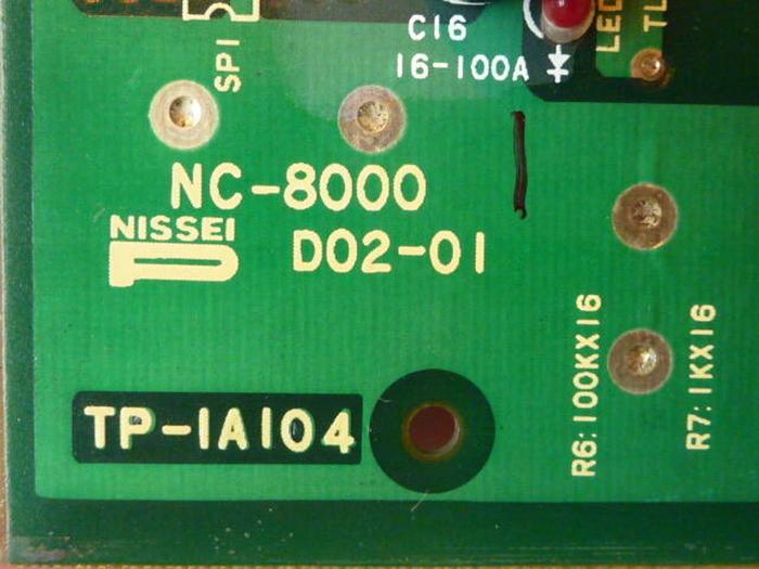 Used NISSEI Circuit Board DO2-01 NC8000 TP-IA104 #34160