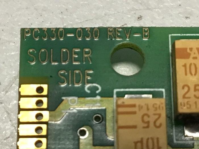 Used VAN DORN Sequencer Circuit Board PC330-029 330-029 Used