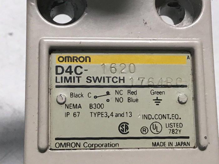 Used OMRON Limit Switch D4C-1620 #113849