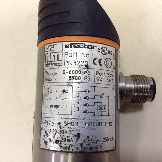 Used IFM Pressure Switch PN3220 #77754