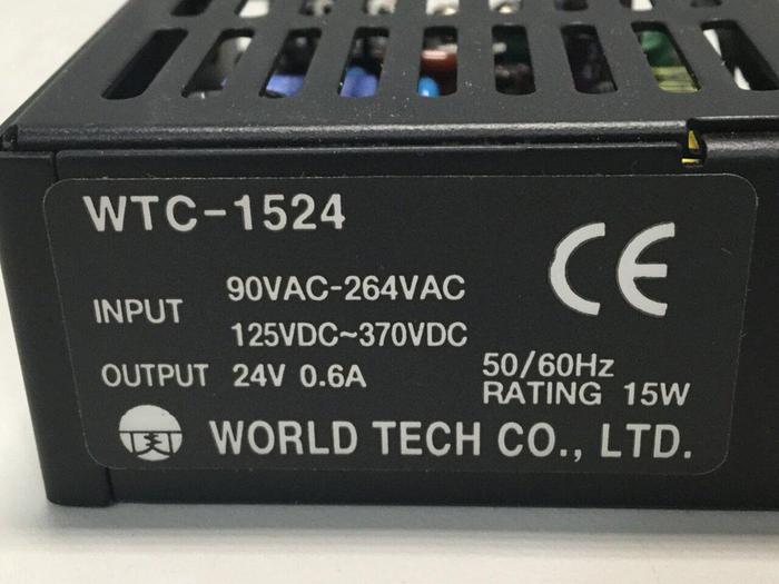 Used WORLD TECH Power Supply WTC-1524 #101888