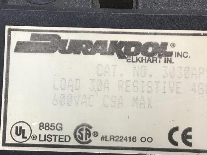 Used DURAKOOL Relay 3030APS120AC Used