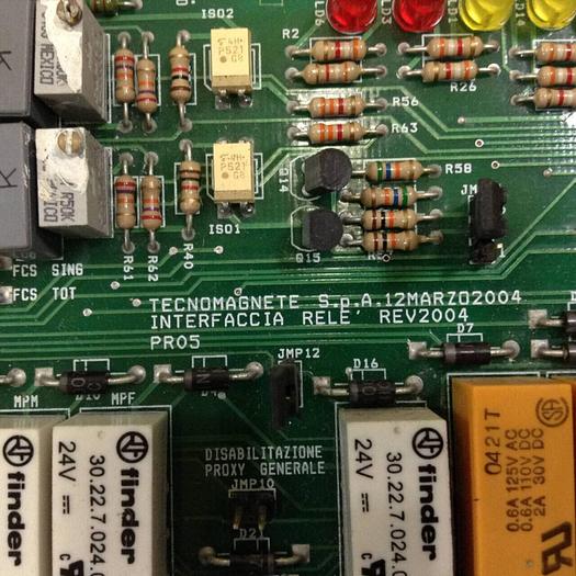 Used TECNOMAGNETE SPA Circuit Board PR05 #81697