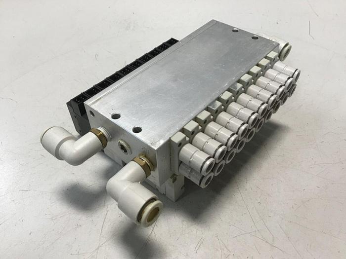 Used KOGANEI Manifold w/ Valves F10M10AJ #120924