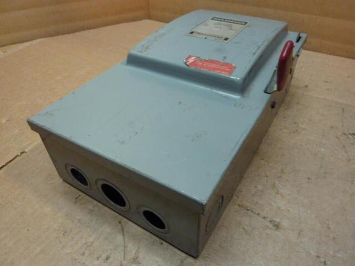 Used SYLVANIA 30 Amp Safety Disconnect Switch HD363 #28310