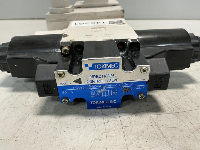 Used TOKIMEC DG4VS-3-0C-M-P7-H-7-P12-52