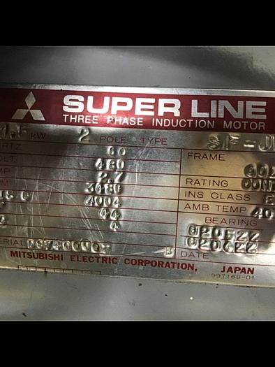 Used NISHIDA KOGYO CO. LTD. Blower TBA2H #131133