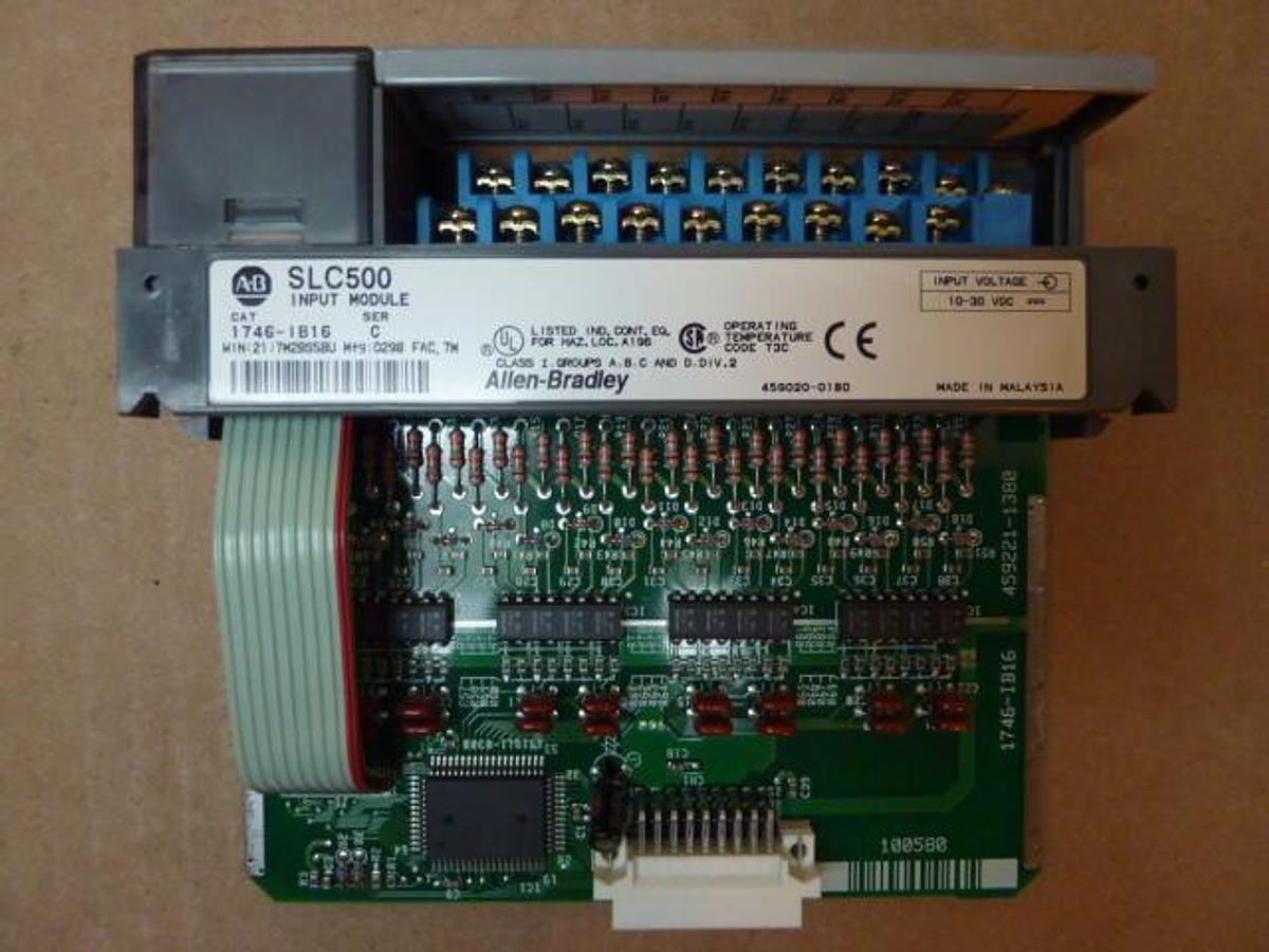 Used ALLEN BRADLEY Input Module 1746-IB16 SER C Used
