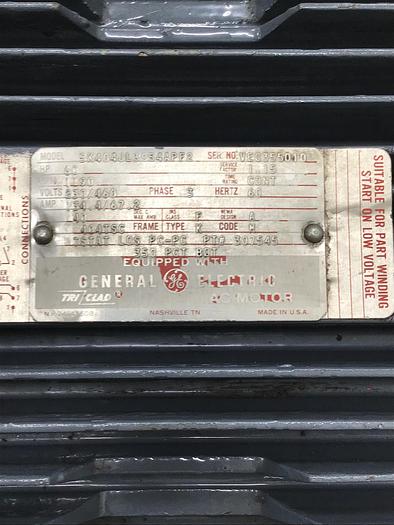 Used GENERAL ELECTRIC / GE 60 HP Motor 5K404JL3054APF2 Used #142944