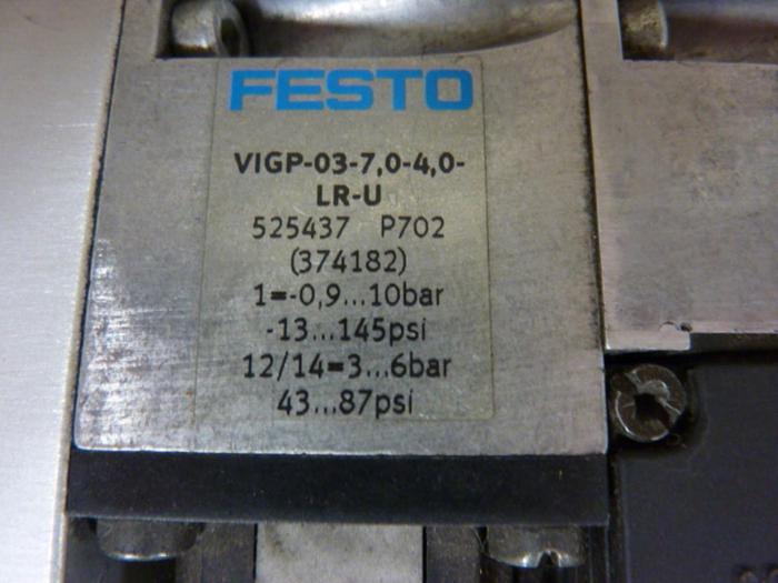 Used FESTO Control Block w/ Valves IFB8-03 #52735