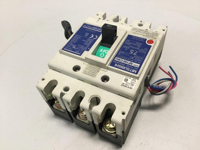 Used MITSUBISHI No-Fuse Breaker NF100-CWU #108834