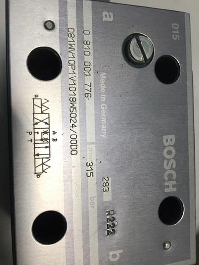 Used BOSCH Valve 0 810 001 776 #112758
