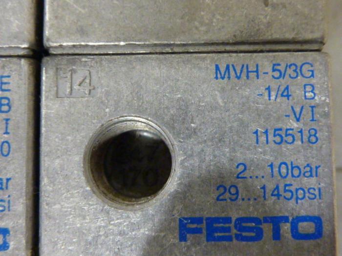 Used FESTO Control Block / Valve Terminal TN 18 859 #52757