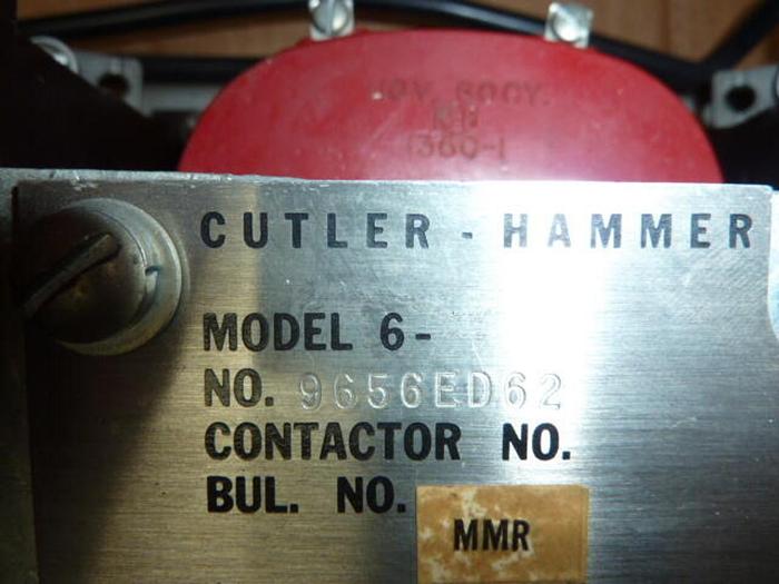 Used CUTLER HAMMER Contactor 9656ED62 #27094