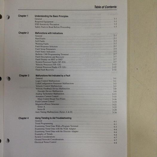 Used ALLEN BRADLEY Troubleshooting Manual 1395-5.45 #70955