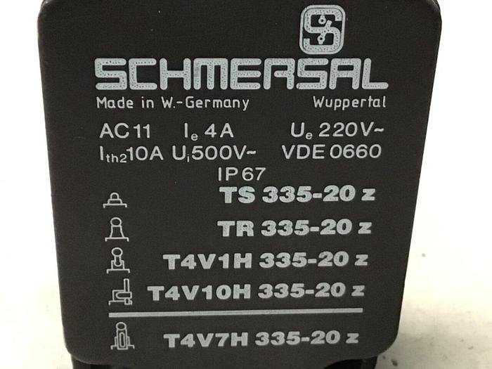 Used SCHMERSAL Limit Switch T4VH 335-02Z #121539