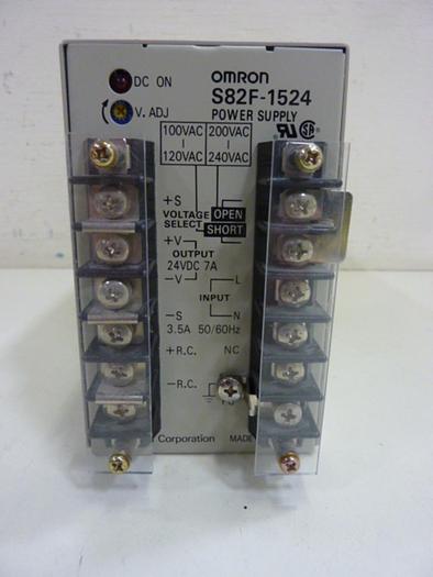 Used OMRON Power Supply S82F-1524 #60583