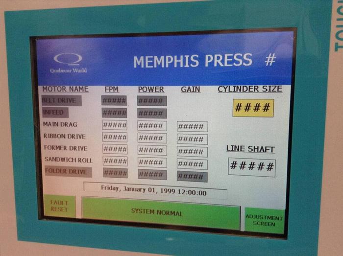 Used SIEMENS Operator Interface Touchscreen 6AV6 545-0CC10-0AX0 Used