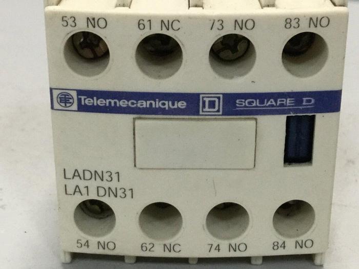 Used TELEMECANIQUE Auxiliary Contact LADN31 #104982