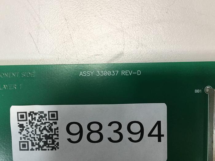 Used VAN DORN DC Input Board 330037 PC330-037 Used