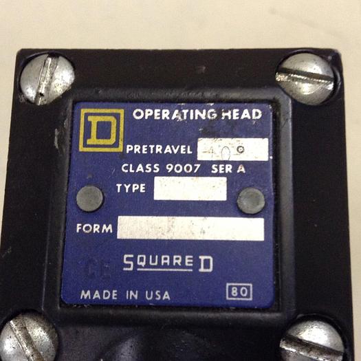 Used SQUARE D Limit Switch 9007AEQ2699 #83711
