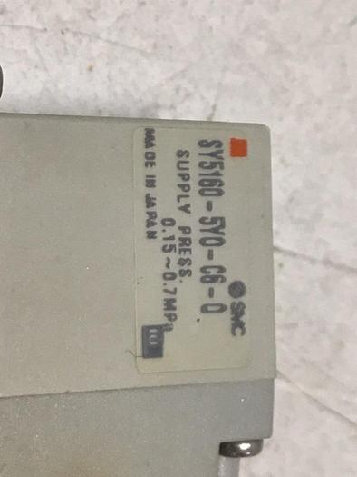 Used SMC Solenoid Valve SY5160-5Y0-C6-0 #124204