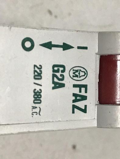 Used MOELLER Circuit Breaker 2 Amp FAZG2A #119699