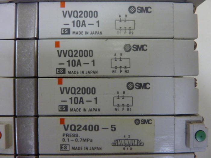 Used SMC Manifold w/ Valves EX120-SDN1 #60663