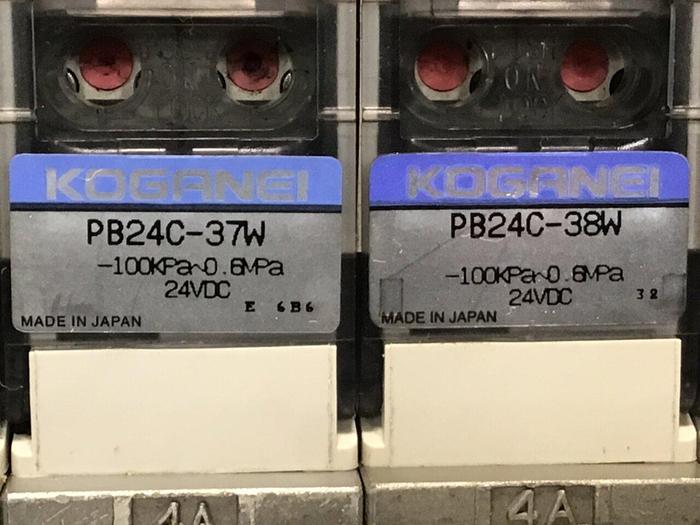 Used KOGANEI Manifold with Valve PBM8P-9W #120996