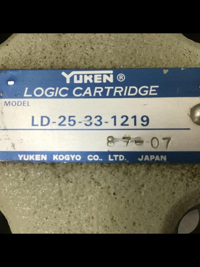 Used YUKEN Valve LD-25-33-1219 USED