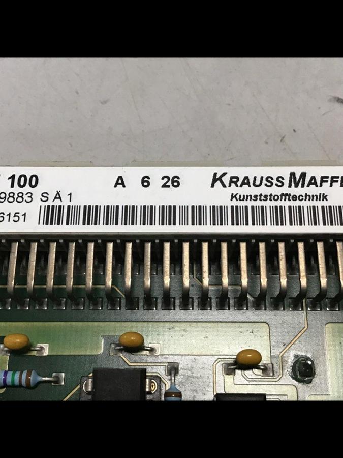 Used KRAUSS MAFFEI Circuit Board 5089883 CR100 AE2 USED
