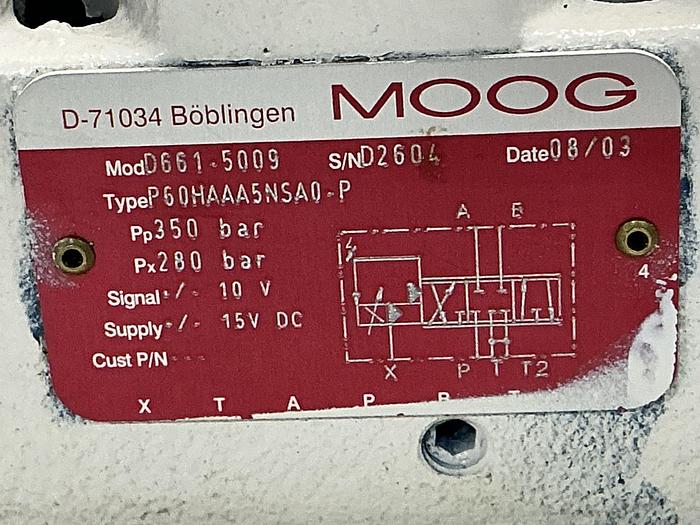 Used MOOG D661-5009