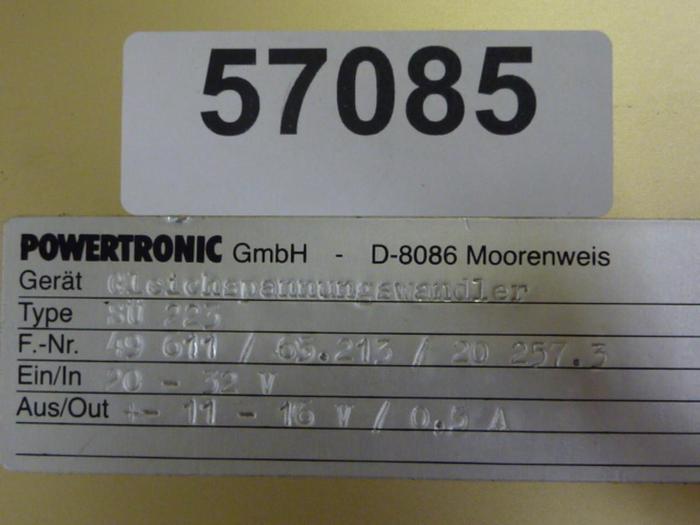 Used POWERTRONIC Controller SU223 #57086