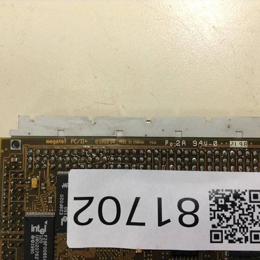 Used MEGATEL Circuit Board PCII/D022 #81702