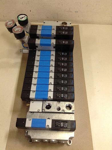 Used FESTO Control Block w/ Valves IMP2-03-1 #70459