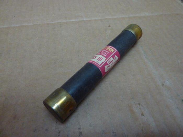 Used FUSETRON 10 Amp Fuse FRS-10 #26692