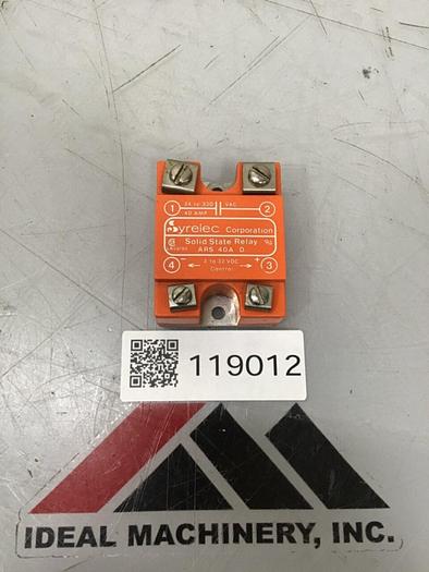 Used YRELEC Solid State Relay ARS40AD #119012