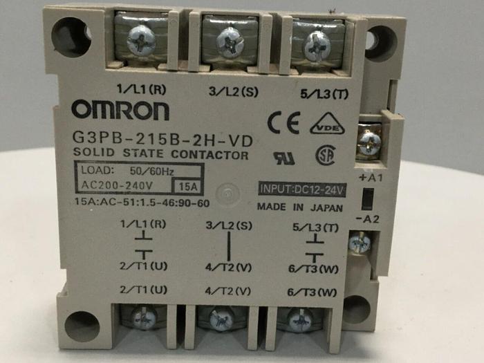 Used OMRON Solid State Contactor G3PB-215B-2H-VD #108798