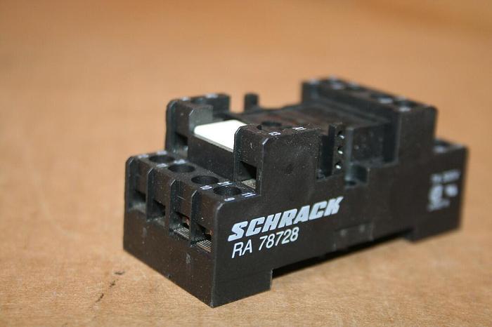 Used SCHRACK Relay Socket RA 78728 Used