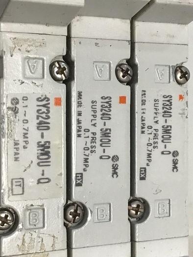 Used SMC Manifold with Valve SY3240-5M0U-Q #120933